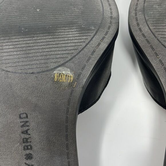 Lucky Brand Pernilla Round‎ Heel Leather Sandals Size 8.5 - Picture 8 of 8